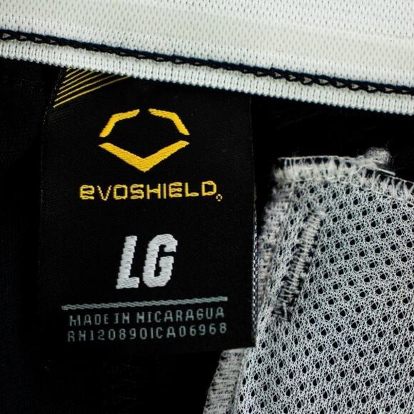 Evoshield Men's Baseball 3/4 Slider Tights L Black Drawstring Elastic Band New - Picture 3 of 14